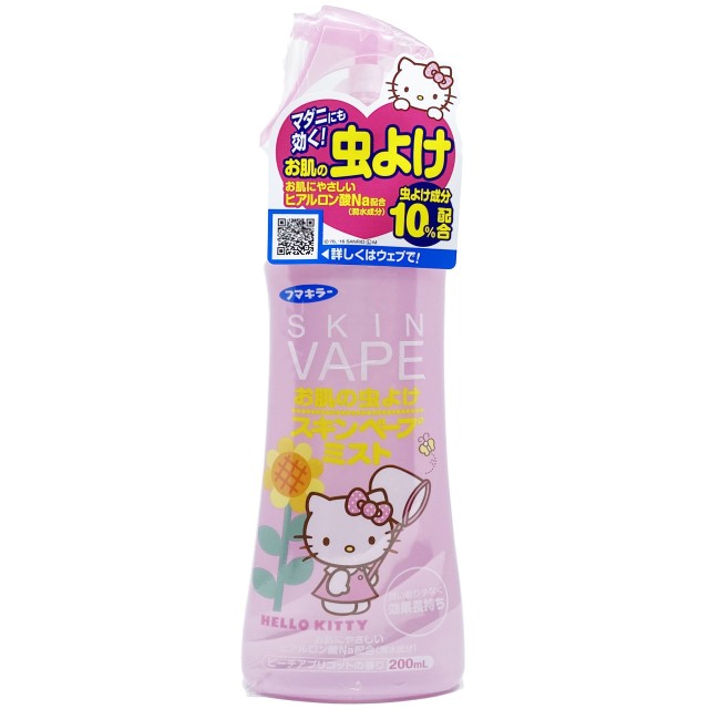 日本-SKIN VAPE 防蚊液 粉色蜜桃味 200ml