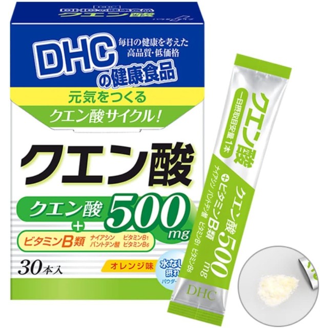 日本 DHC 檸檬酸+維生素B 元氣補給粉 30日份