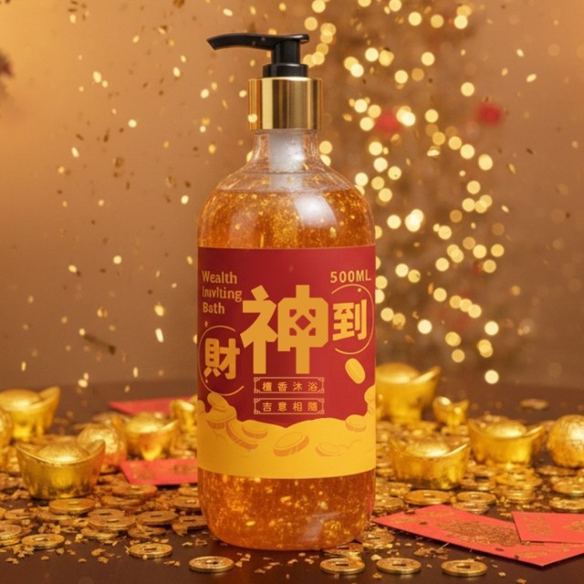 好運洗進來🧧喜氣滿滿 財神到招財沐浴露 500ml
