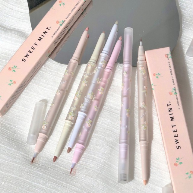 珠光×霧感一次到位!!🌸sweet mint花季甜光 • 雙頭臥蠶提亮陰影筆【一組3支(已配色)/遇缺隨機】