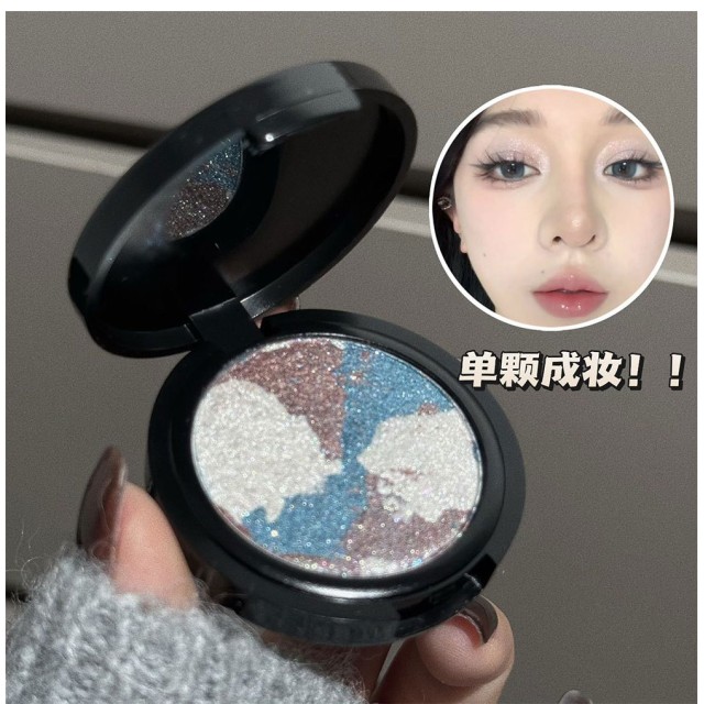 懶人亂刷也美到不行!!😉珠光炫彩混色眼影 4g【#01+#02/組】