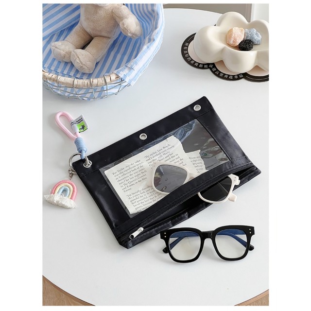 超能分類王🌈多巴胺彩虹透明收納神包 六件組【附彩虹吊飾】