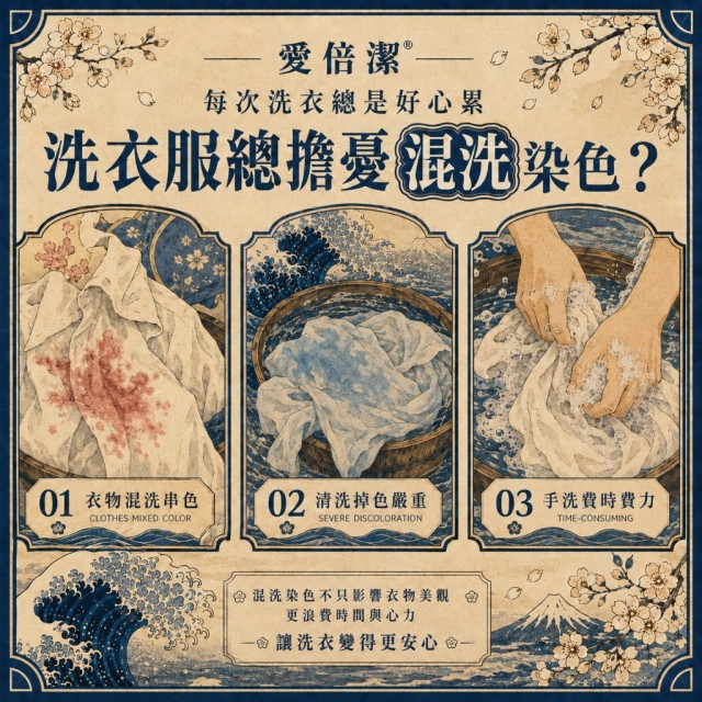 洗衣免分類神隊友💪愛倍潔 Abbiejay 神奇防染色片 50片/盒【一組2盒】
