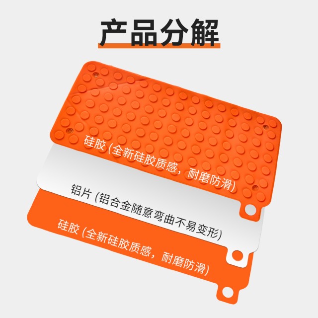 一捲即收不佔位!!👍便攜可變形矽膠手機支架 一組2個【顏色隨機】