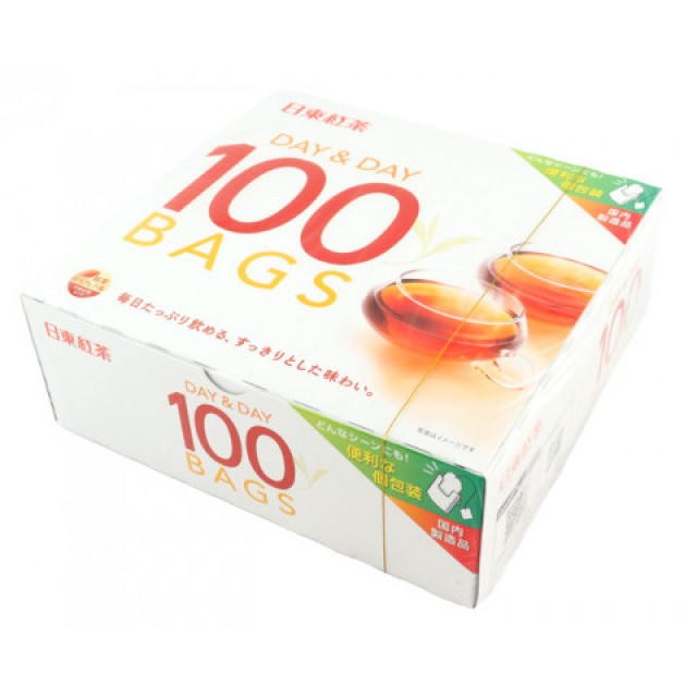 老品牌出品☕日本 日東紅茶 DAY&DAY 業務用紅茶包 100包