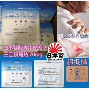 日本-三笠製藥消炎鎮痛貼痠痛貼布14片【70mg大片裝】